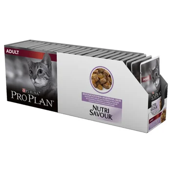 

Pro Plan Adult пауч для взрослых кошек (кусочки в желе), Cat food, for cats, 24*0,085 кг
