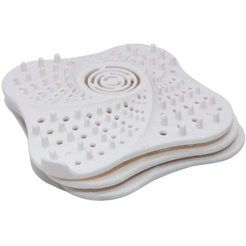 

Shower Drain Hair Trap with Stickers, 3-Pack Hair Catcher Shower Drain, Silicone Drain Hair Catcher