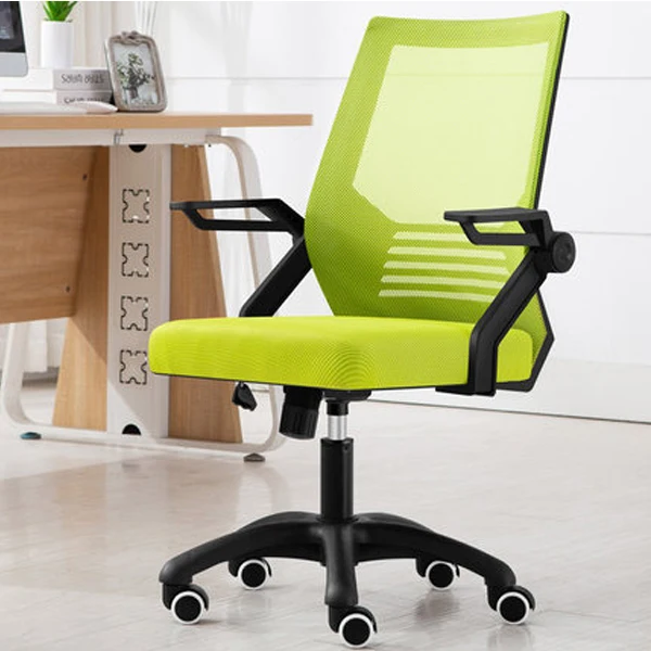 Компьютерный стул E-спортивный офисный стул для дома и отдыха, удобный стул для студентов, письменный стул с подъемником - Цвет: Светло-зеленый