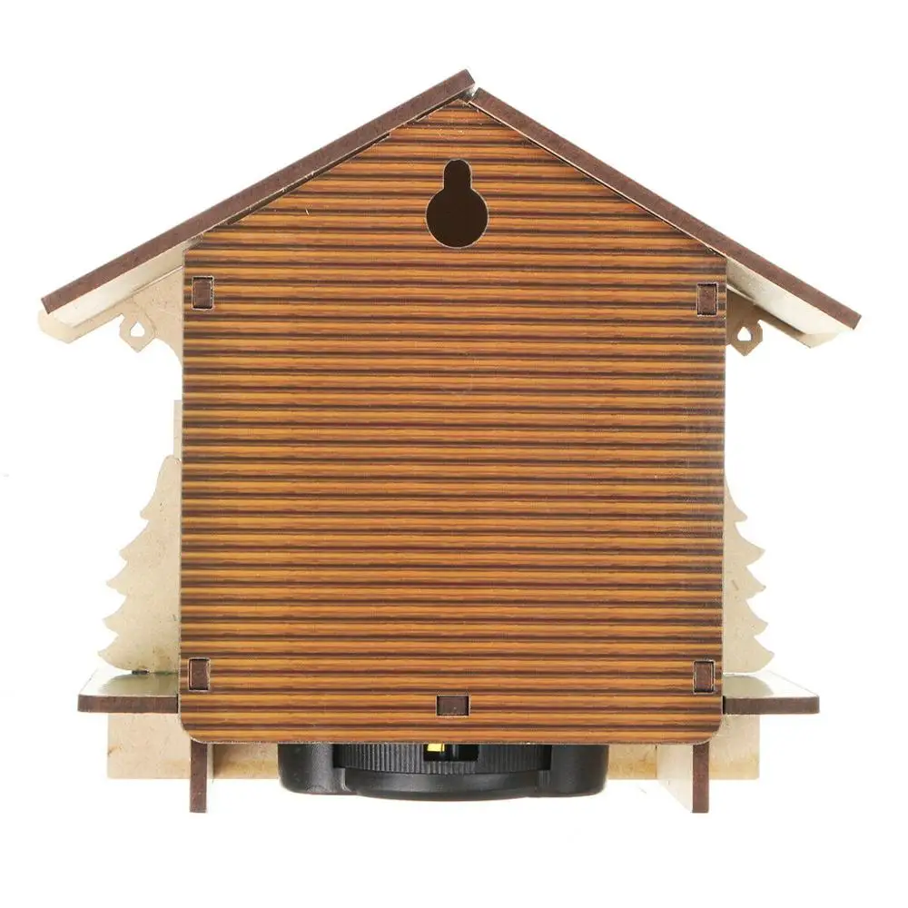 Домашний деревянный домик ручной работы 4 дюйма термометр гигрометр Погодный