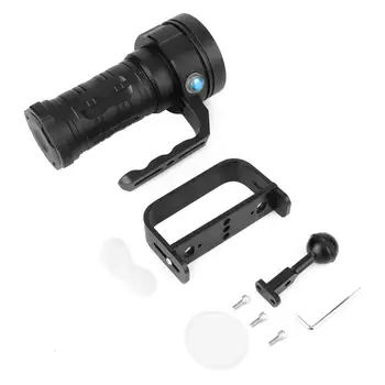 

Aluminum Alloy Outdoor Waterproof LED Diving Flashlight Underwater Photography Fill Light Torch New