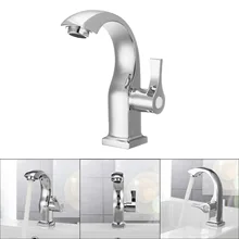 Aliexpress - Chrome Bathroom Basin Copper Tap Single Handle Spout Sink Bath Cold Water Faucet Kitchens Faucets Single Holder Single Hole Tool