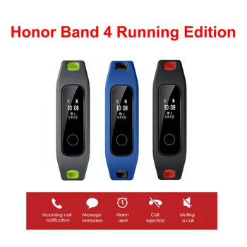 

Original Honor Band 4 Running Edition Smart Wristband 0.5" Touchscreen Swim Posture Detect Sports Bands 50M Waterproof Bracelet