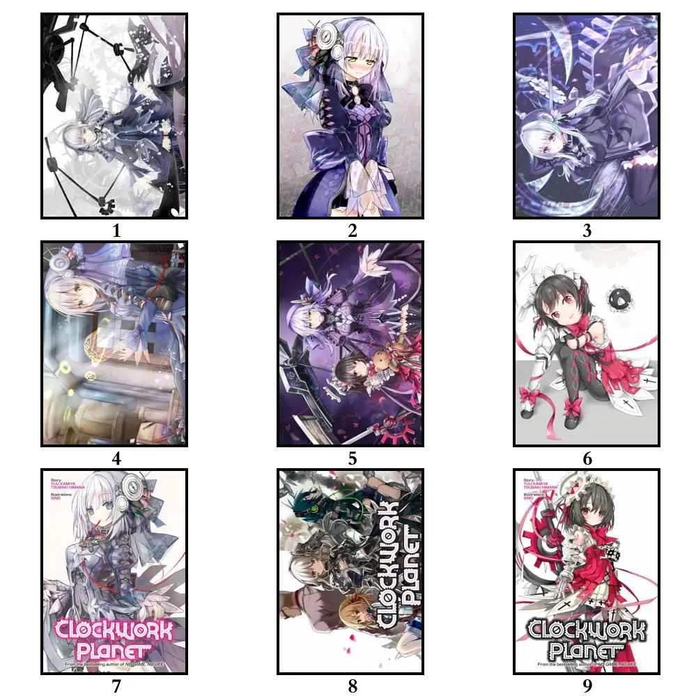 12 Designs Anime Clockwork Planet Whitepaper Poster RyuZU AnchoR