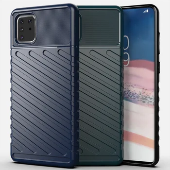 

50pcs/lot For Samsung Galaxy A81/M60S Armor Tough Rugged Thunder Series Shockproof TPU Case For Samsung Galaxy Note 10 lite