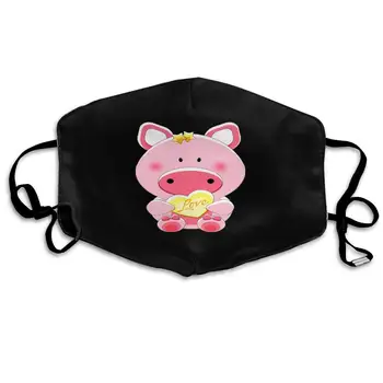 

Mouth Mask Lovely Pig Print Masks - Breathable Adjustable Windproof Mouth-Muffle, Camping Running for Women and Men
