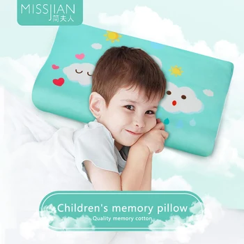 

Cartoon Children's Teenager Memory Pillows Cute Pillow case Sleep Neck Pillow Travel Single Massage Orthopedic Bed Pillows