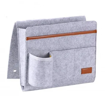 

Home Sofa Non Slip Desk Felt Hanging Storage Bag Dormitory Bedroom Water Bottle Pocket Bedside Bunk Bed Organizer
