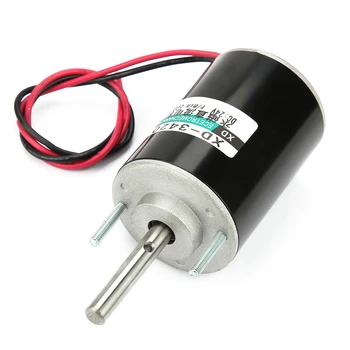 

30W Permanent Magnet DC Electric Motor High Speed CW/CCW 24V 6000RPM Motor Non-Threaded DC Permanent Magnet