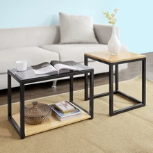 Sobuy Fbt35-sch Modern Nesting Tables Set Of 2 Coffee Table End Table Living Room Furniture Sobuy Fbt35-sch Modern Nesting Tables Set Of 2 Coffee Table End Table Living Room Furniture