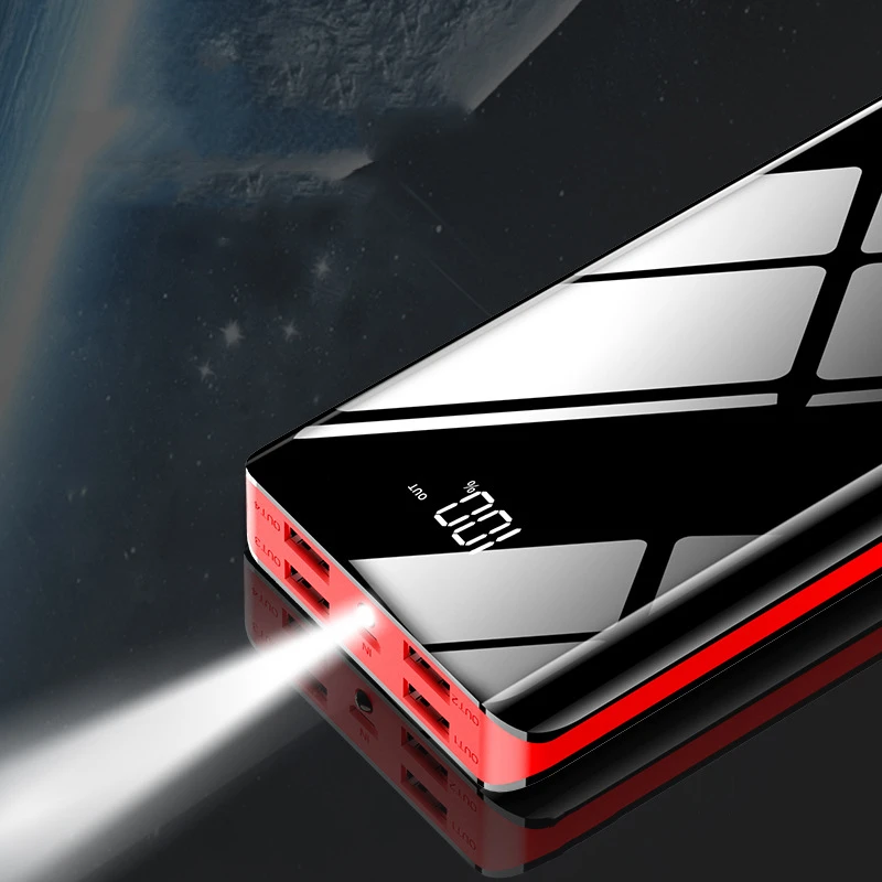 Внешний аккумулятор 30000 мАч, 4 USB, внешний аккумулятор для мобильного телефона, быстрая зарядка для iPhone 11, Xiaomi Mi, повербанк, портативное зарядн... Внешний аккумулятор 30000 мАч, 4 USB, внешний аккумулятор для мобильного телефона, быстрая зарядка для iPhone 11, Xiaomi Mi, повербанк, портативное зарядн...