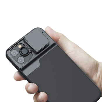 

TOKOHANSUN Optic High Quality 5 in 1 Phone Lenses Phone Case For iPhone 11 Pro Max Fisheye 10X 20X Macro Lens 2X telephoto Lens