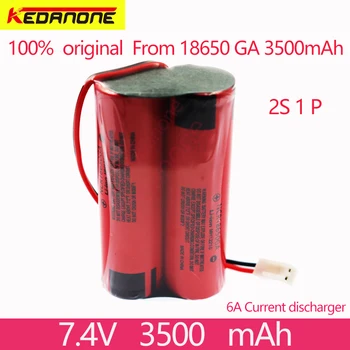 

Kedanone 100% original protection 7.4V3500 mAh 8.4V 18650 lithium ion battery for Bluetooth speaker player High capacity