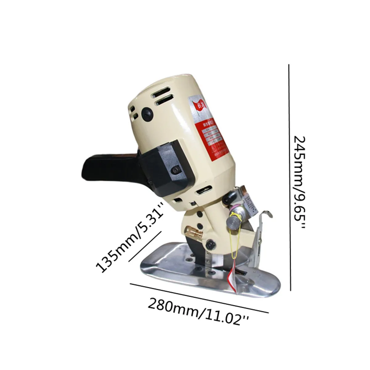 

New Handheld Electric Round Cloth Cutter Scissors Shears Fabric Leather Cutting Machine Stitch High Accuracy Sewing Accessories