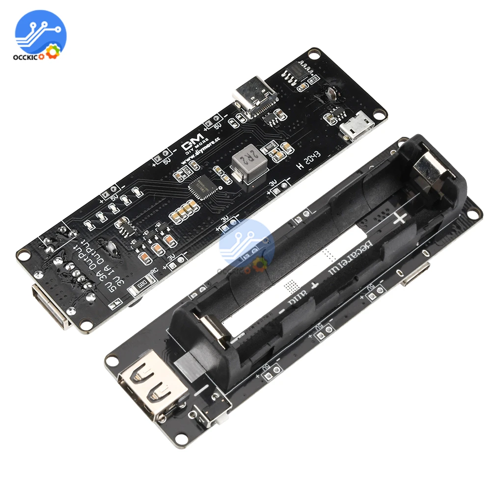 Плата зарядного устройства для аккумулятора 186502 модуль разработки USB порта ESP32