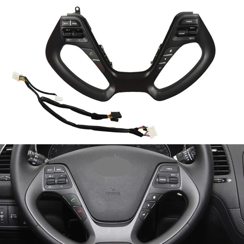 Кнопки на руль для Kia CERATO K3 K3S круиз-контроль громкость звука Bluetooth переключатель