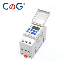 Temporizador Digital programable CG Din Rail, interruptor THC15A, relé de Control de potencia, 220V, 230V, 6A, 10A, 16A, 20A, 25A, 30A, electrónico, semanal