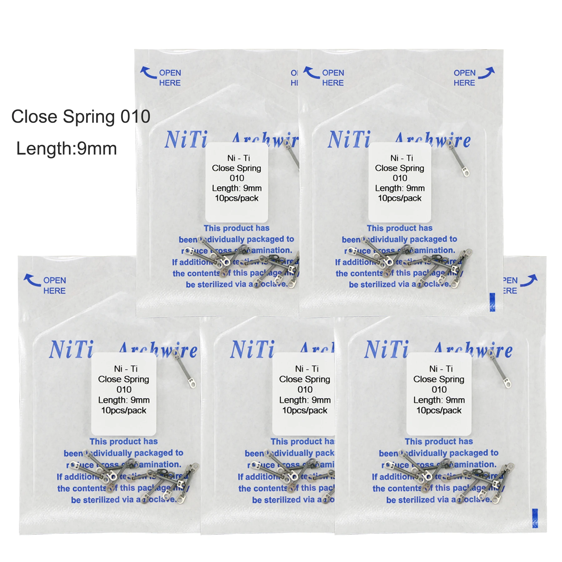 

Dental Orthodontic NiTi Closed Coil Spring Optional Size