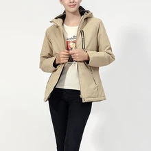 Мужской женский зимний Электрический нагревательный жилет с контролем температуры USB с капюшоном куртки