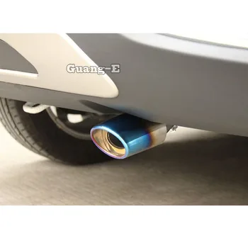 

Car Muffler End Black Pipe Dedicate Stainless Steel Exhaust Tip Tail Outlet For Peugeot 3008 GT 3008GT 2016 2017 2018 2019 2020