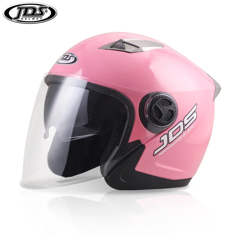 NENKI мотоциклетный шлем Мото шлем половина лица мотоциклетный шлем электрический защитный двойной объектив Мото шлем для женщин/мужчин - Цвет: JDS 838 A4
