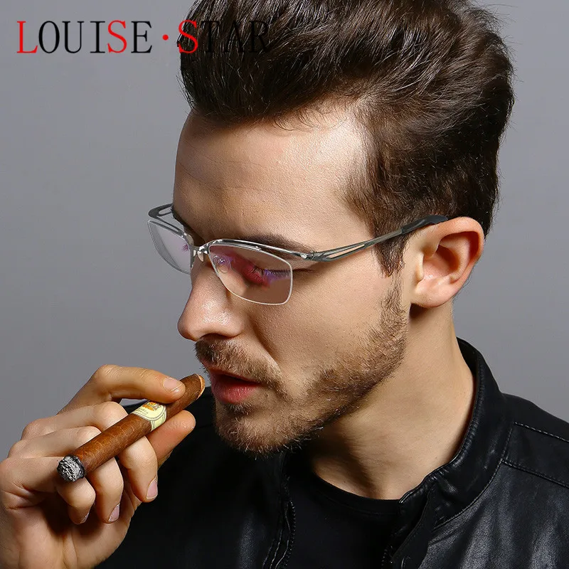 Оправа для очков LOUISE STAR из чистого титана Ультралегкая прозрачная работы и