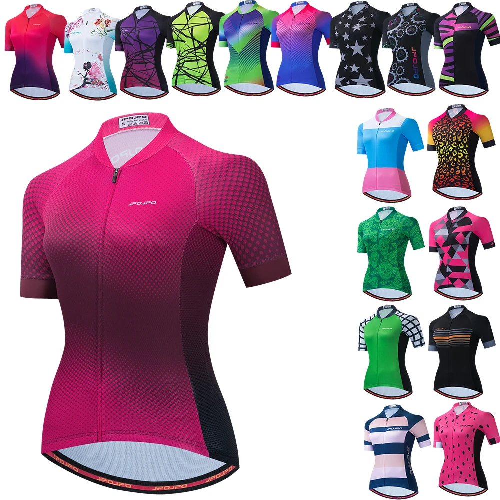 

Weimostar Cycling Jersey Women Short Sleeve Lady Bike Clothing Maillot Ciclismo Quick Dry MTB Bicycle Jersey Road Cycling Shirt