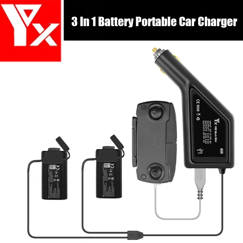 3 In1Battery портативное автомобильное мини зарядное устройство Быстрая зарядка для