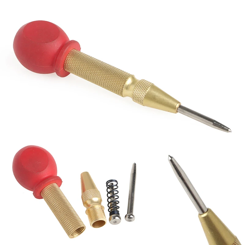 

5\" Spring Loaded Automatic Center Pin Punch Hole Impact with Protective Sleeve