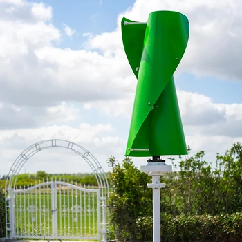 

R&X Coreless Vertical Axis Wind Turbine Generator Maglev Small Micro Mini 100w 24v or 300w 500w Available Noiseless for Home use