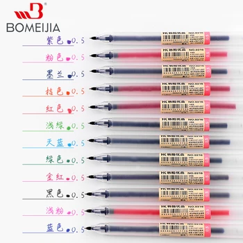 

12 Pcs/pack 0.5mm Gel Pen Set Colorfule Cute Ink Maker Pen School Office Supply Muji Style 12 Colours Papelaria Material Escolar