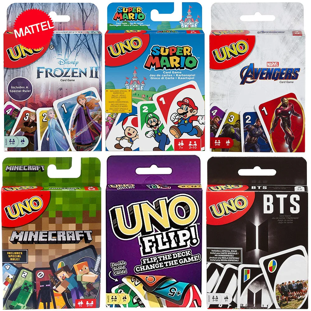 

Mattel genuine UNO: Genuine full set puzzle game family funny entertainment board game fun playing cards playing cards