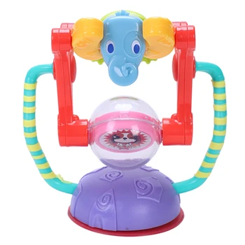 

Baby Activity Toy Animal Ferris Wheel Rattle Toy Intelligence Development Puzzle Baby Dining Chair Cart Suction Cup Toy