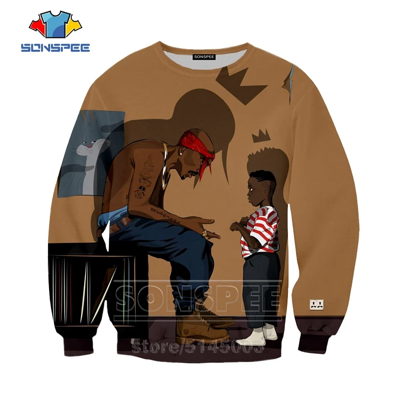 

Kendrick Lamar Sweatshirt Autumn Men Women 2Pac Hoodies 3D Print Rapper Long Sleeve Hip Hop Top O Neck Unisex Pullover C061-05