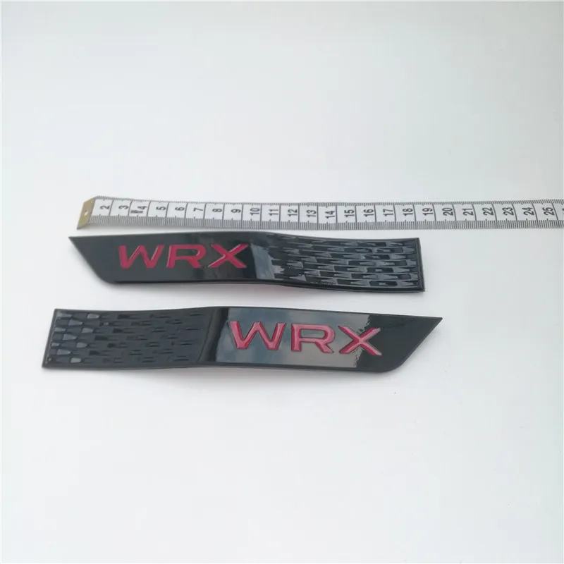 스바루 WRX에 대 한 2 개/대 새로운 3D 배지 장식 펜더 스커트 스티커 자동차 펜더 스티커 자동차 스타일링