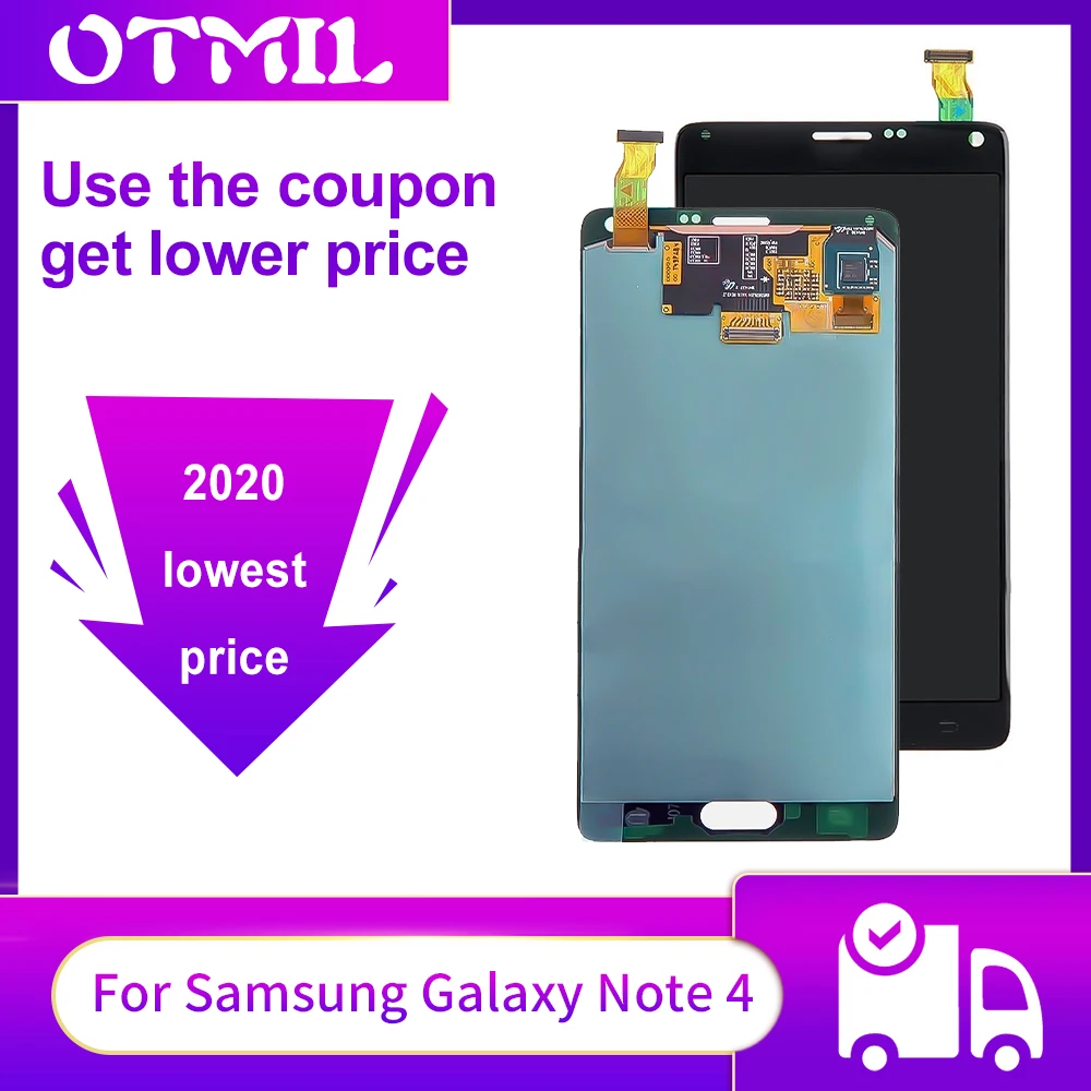Дигитайзер для Samsung Galaxy Note 4 Alpha N910A N910T сенсорный ЖК экран 5 7 дюйма с дигитайзером в