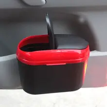 Автомобильные мусорные ящики, автомобильный органайзер для мусора, коробка для хранения с крышкой, мусорное ведро для автомобиля