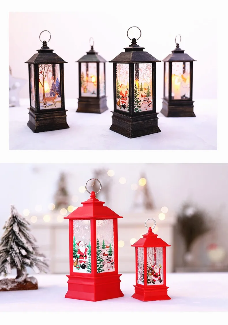 

2020 Christmas Decorations For Home Led Christmas Candle With LED Tea light Candles Christmas Tree Decoration New Year Ornament