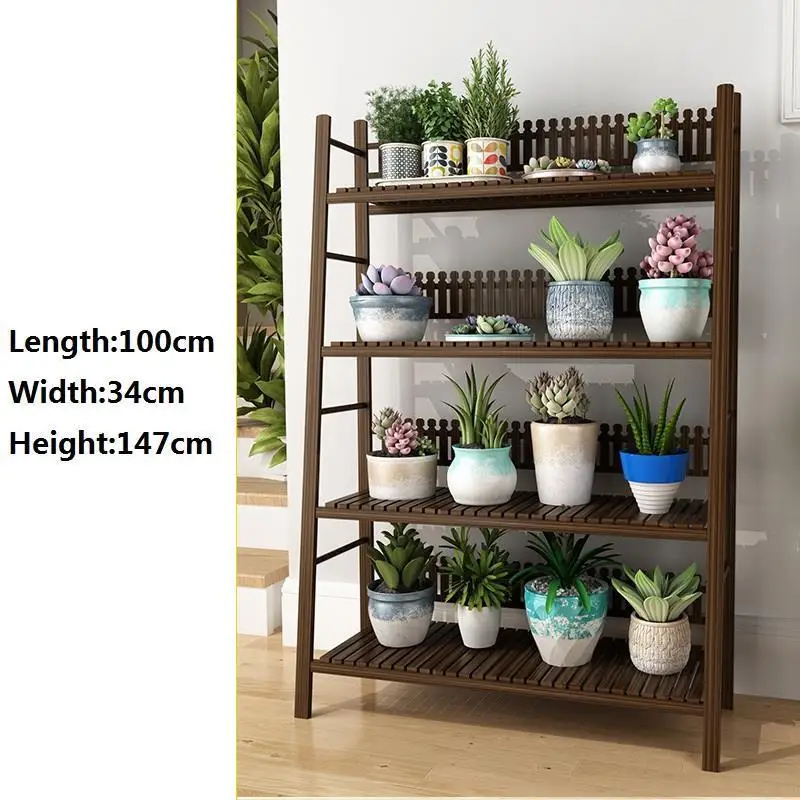 Porta Piante Estanteria Plantenrekken Estante Para Plantas деревянные полки для балконной стойки напольная
