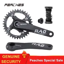 

Bicycle Crank Chainwheel 104BCD MTB Mountain Bike Crankset Aluminum Alloy With Bottom 170mm Crank Black 32T 34T 36T 38T Teeth