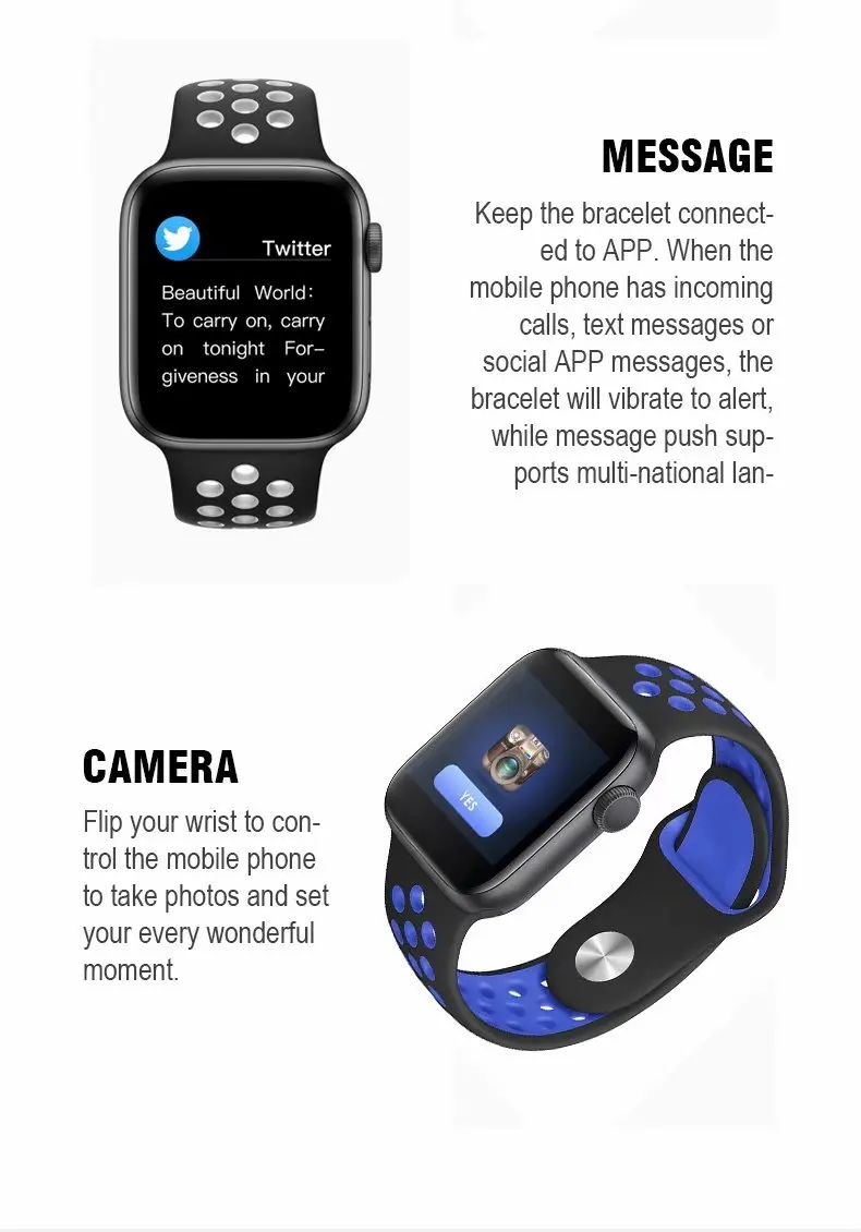 W5 Bluetooth Смарт-часы спортивный браслет монитор сердечного ритма Калории фитнес-трекер будильник IP67 водонепроницаемые умные часы