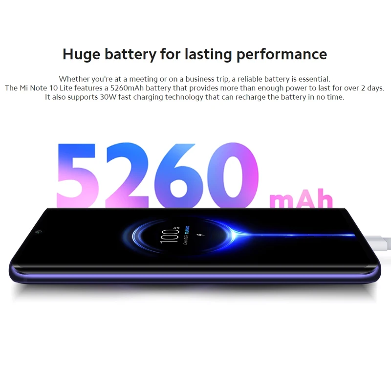 Телефон Xiaomi Mi Note 10 Lite 6 ГБ ОЗУ 64 Гб ПЗУ NFC 4 камеры мп Snapdragon 730G восемь ядер 5260