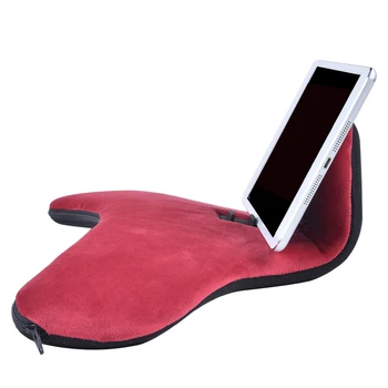 

Laptop Holder Tablet Pillow Pad Multifunction Laptop Cooling Pad Tablet Stand Holder Stand Lap Rest Cushion for Ipad Red