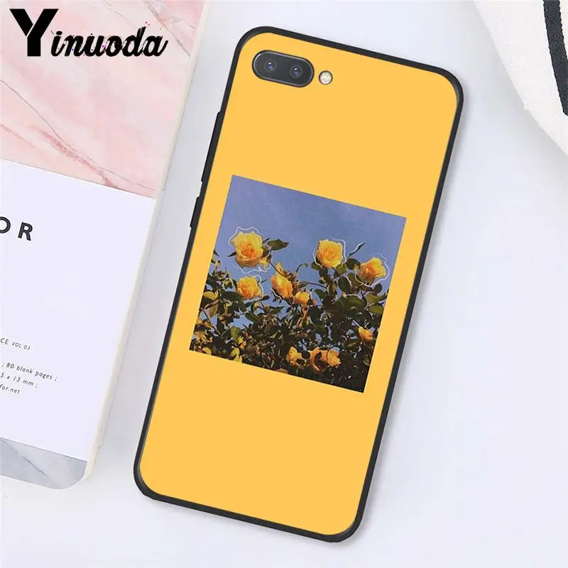 Great Aesthetic art Pink Yellow Sunflower Rose