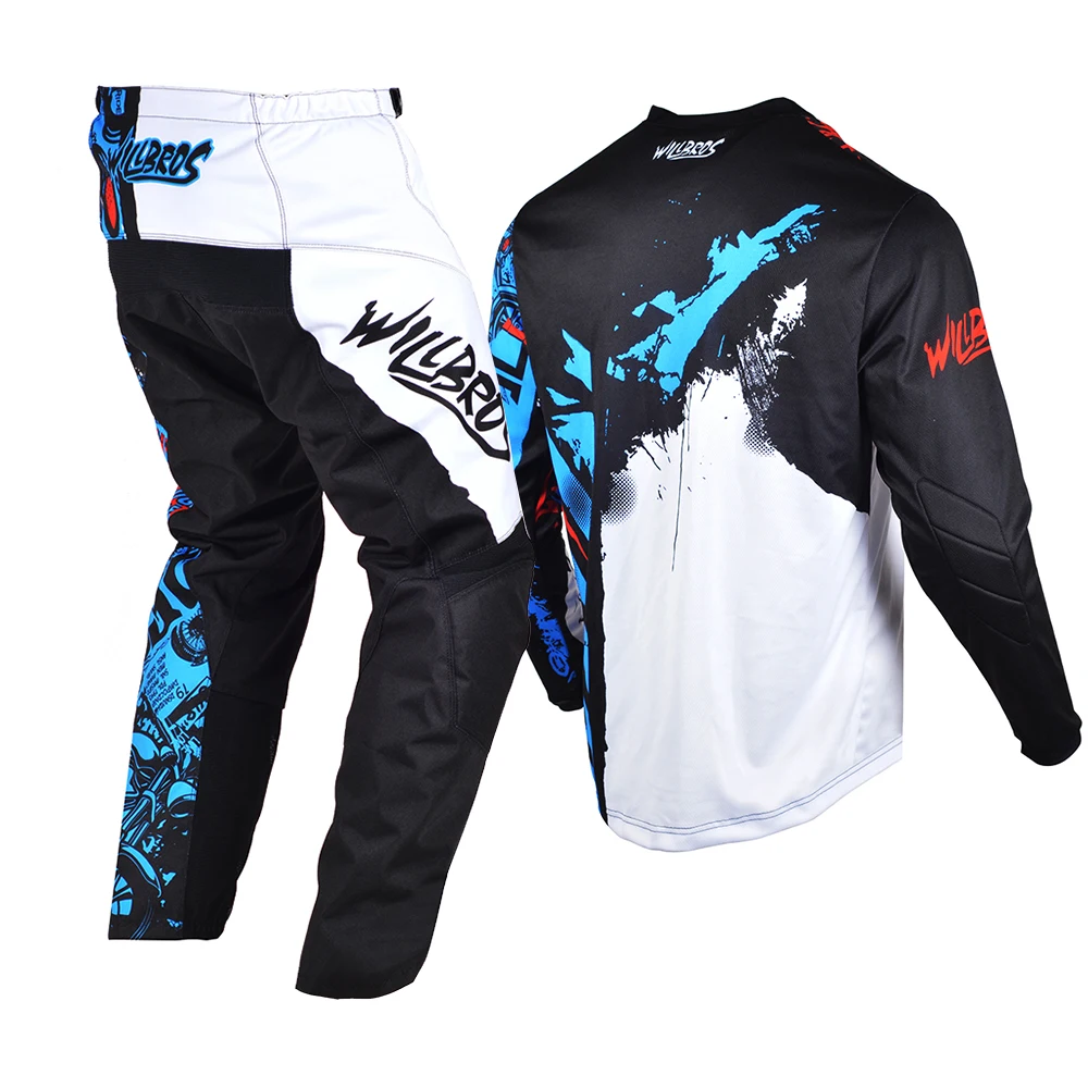 Willbros-Conjunto de equipamento masculino para motocicletas MX