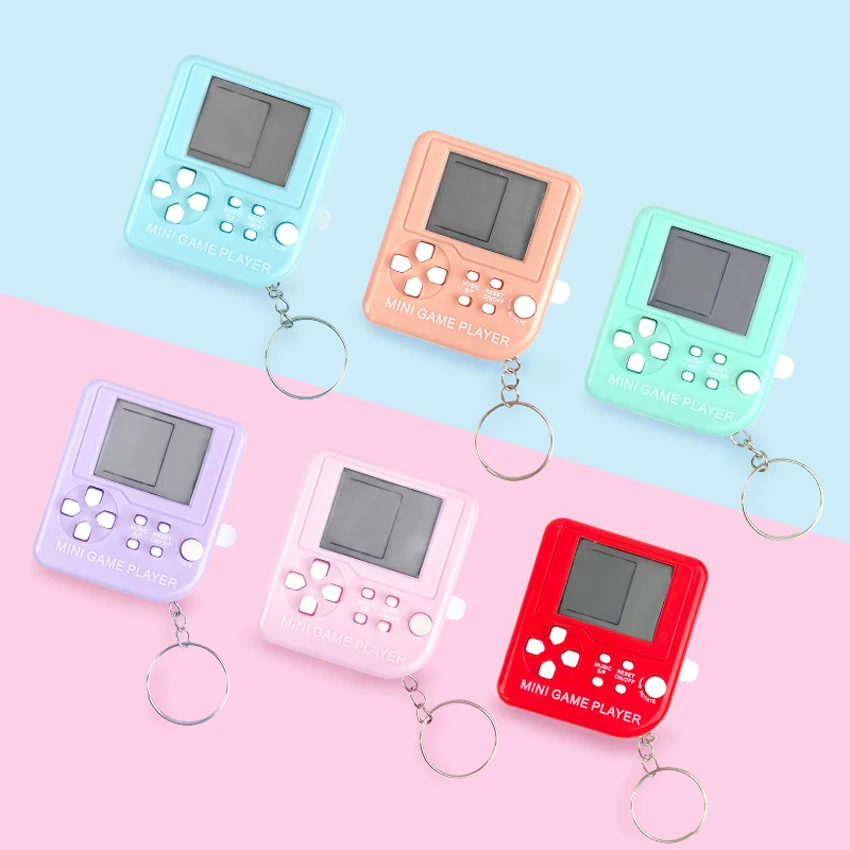 Mini Console Game Machine Children's Handheld Nostalgic Portable Mini  Game Console With Keychain Video Game Kids Gift