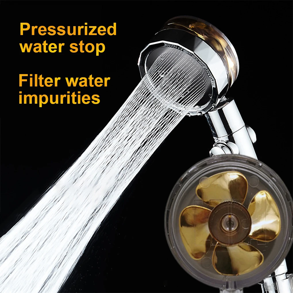 Adjustable Shower Head 360° Rotated High Pressure Bathroom Rainfall