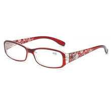 Прямоугольник, очки для чтения, Для женщин при дальнозоркости, пресбиопические очки для чтения очки с диоптриями+ 1,0 1,5 2,0 2,5 3,0 3,5 4,0 Gafas