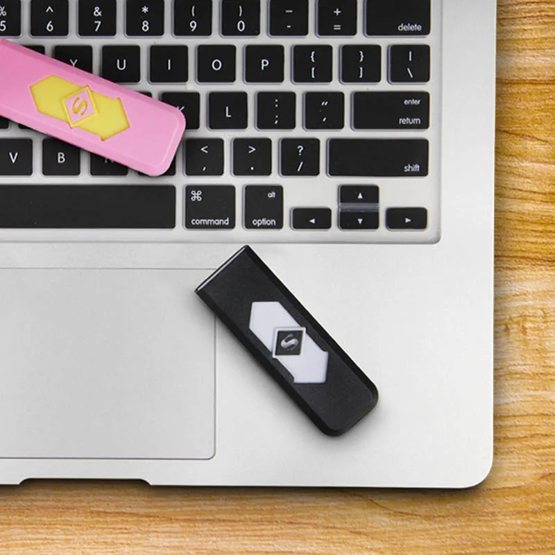 Ветрозащитный хороший подарок бездымный беспламенный USB ветрозащитная зарядная Зажигалка электронные зажигалки аксессуары для курения