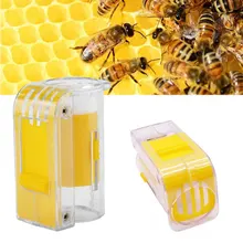 1 шт. садовый пчеловод королева пчела инструмент-ловушка пчелиная матка маркировочный Ловец дышащие прозрачные маркер для бутылки Плунжер плюш